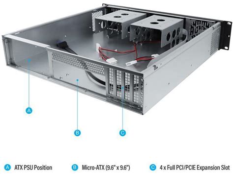 Rosewill 2U Server Chassis Rackmount Case 